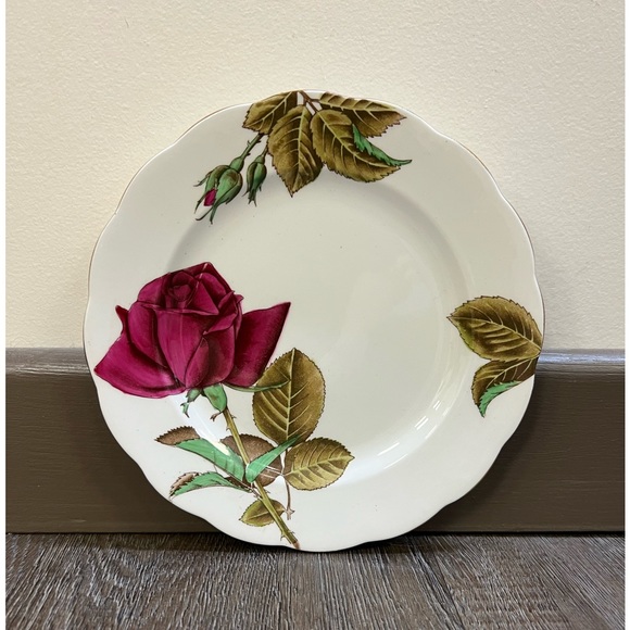 Vintage English Rose Royal Standard cake plate - Picture 1 of 5